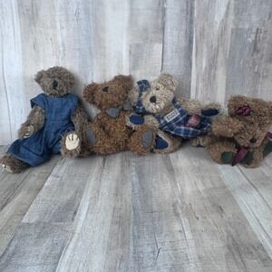 Boyds Bears Lot of 4 Bears Woodruff K Bearsford Clementine